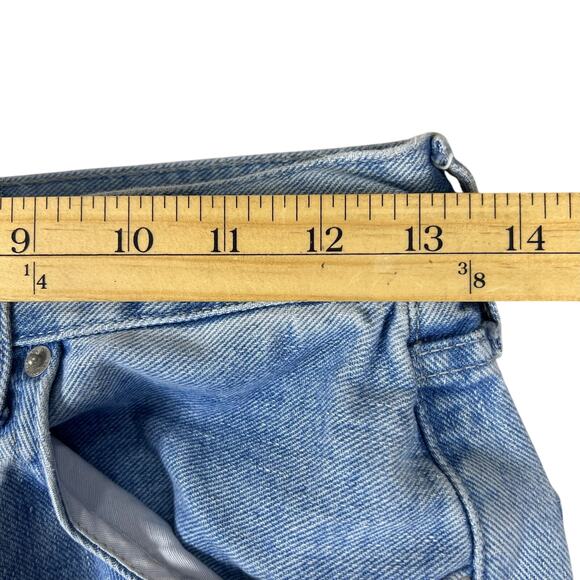 BDG Distressed High-Rise Baggy Jeans 28 | Urban Outfitters Light Wash Denim NWOT - Picture 10 of 16